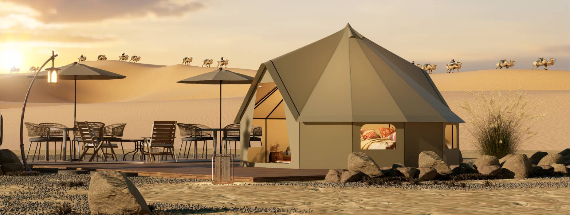 大田县露营酒店帐篷产品